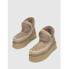 BOTÍN MOU MINI ESKIMO PLATFORM TAUPE