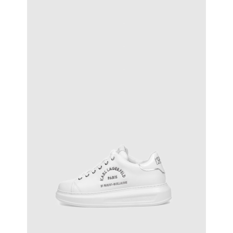 ZAPATILLA KARL LAGERFED KAPRI METAL MAISON KARL LACE BLANCO