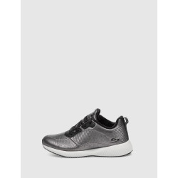 ZAPATILLA SKECHERS BOBS SPORT SQUAD-SPARKLE LIFE PLOMO