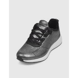 ZAPATILLA SKECHERS BOBS SPORT SQUAD-SPARKLE LIFE PLOMO