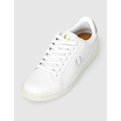 ZAPATILLA FRED PERRY B721 B6312 LEATHER BLANCO