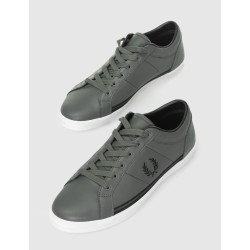ZAPATILLA FRED PERRY B4331 BASELINE PERF LEATHER VERDE