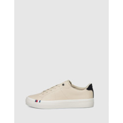 ZAPATILLA TOMMY HILFIGER THICK VULC LOW PREMIUM LTH BEIG