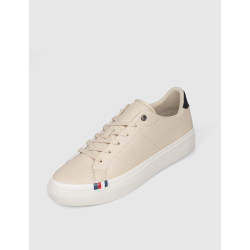 ZAPATILLA TOMMY HILFIGER THICK VULC LOW PREMIUM LTH BEIG