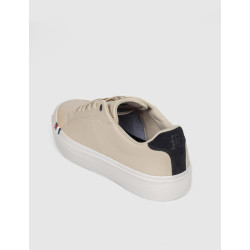 ZAPATILLA TOMMY HILFIGER THICK VULC LOW PREMIUM LTH BEIG