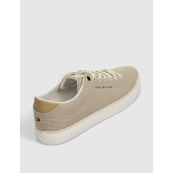 BAMBA TOMMY HILFIGER TH HI VULC LOW CHAMBRAY BEIG