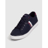 BAMBA TOMMY HILFIGER TH HI VULC LOW STRIPES MESH MARINO