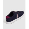 BAMBA TOMMY HILFIGER TH HI VULC LOW STRIPES MESH MARINO