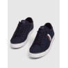 BAMBA TOMMY HILFIGER TH HI VULC LOW STRIPES MESH MARINO