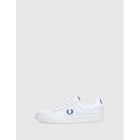 ZAPATILLA URBANA FRED PERRY B6333 B721 LEATHER/TOWELLING BLANCO