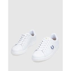 ZAPATILLA URBANA FRED PERRY B6333 B721 LEATHER/TOWELLING BLANCO