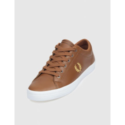 ZAPATILLA URBANA FRED PERRY B7311 BASELINE LEATHER MARRÓN