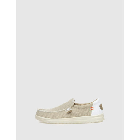 ZAPATILLA DUDE MIKKA BRAIDED BEIG