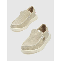 ZAPATILLA DUDE MIKKA BRAIDED BEIG