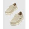 ZAPATILLA DUDE MIKKA BRAIDED BEIG