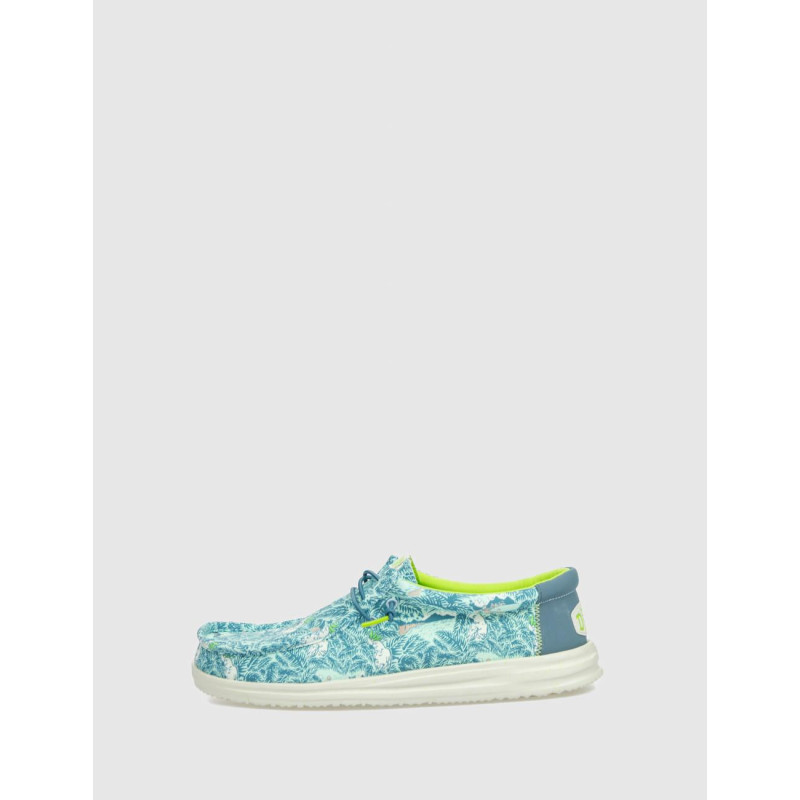 ZAPATILLA DUDE WALLY H20 TROPICAL VERDE