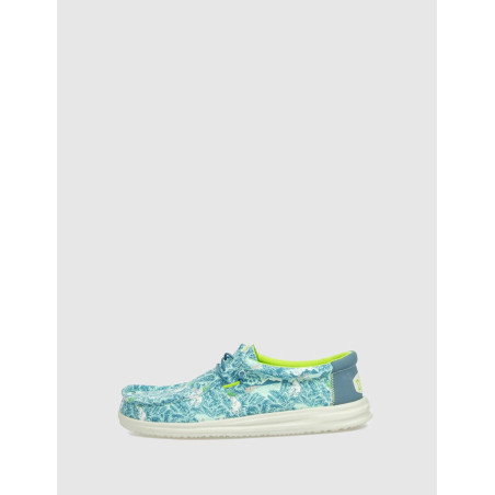 ZAPATILLA DUDE WALLY H20 TROPICAL VERDE