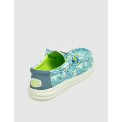 ZAPATILLA DUDE WALLY H20 TROPICAL VERDE