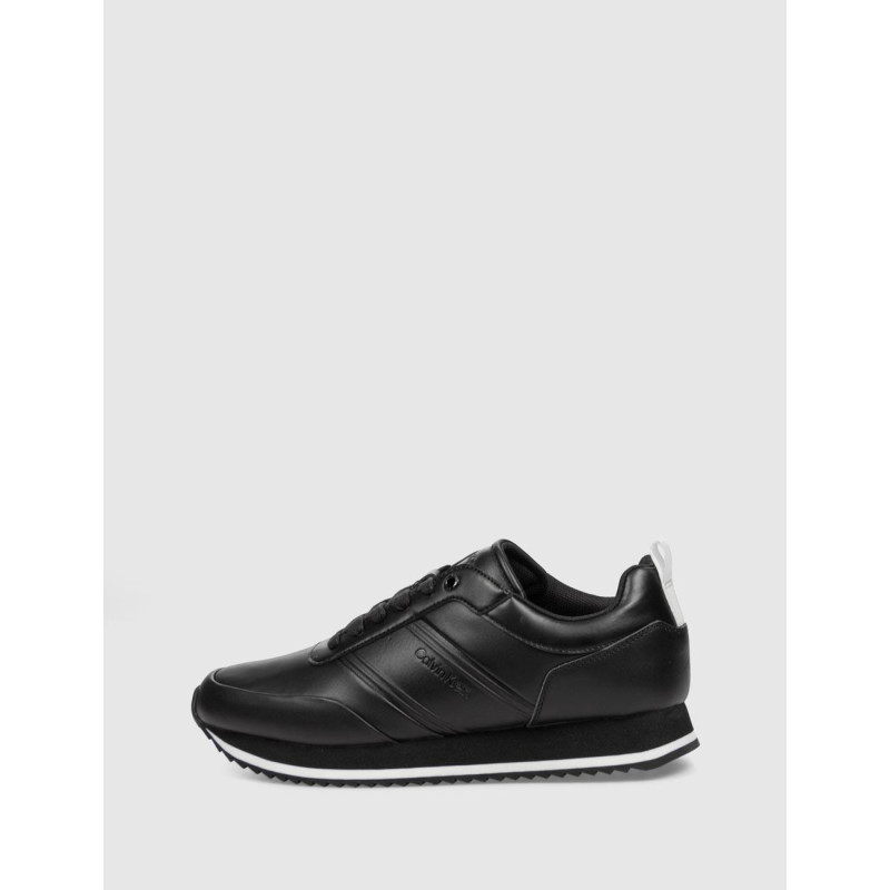 ZAPATILLA CALVIN KLEIN LOW TOP LACE UP LTH HF NEGRO