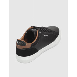 ZAPATILLA PEPE JEANS KENTON COURT NEGRO