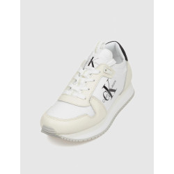 ZAPATILLA CALVIN KLEIN RUNNER SOCK LACEUP ML LTH BLANCO