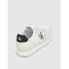 ZAPATILLA CALVIN KLEIN RUNNER SOCK LACEUP ML LTH BLANCO