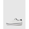 ZAPATILLA TOMMY HILFIGER TH HI VULC CORE LOW LEATHER BLANCO