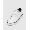 ZAPATILLA TOMMY HILFIGER TH HI VULC CORE LOW LEATHER BLANCO