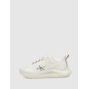 ZAPATILLA CALVIN KLEIN EVA RUNNER LOW LACE ML BLANCO