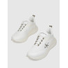 ZAPATILLA CALVIN KLEIN EVA RUNNER LOW LACE ML BLANCO