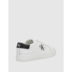 ZAPATILLA CALVIN KLEIN CLASSICCUPLOWLACEUP LTH ML BLANCO