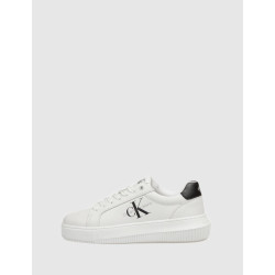 ZAPATILLA CALVIN KLEIN CHUNKY CUPSOLE MONO LTH BLANCO