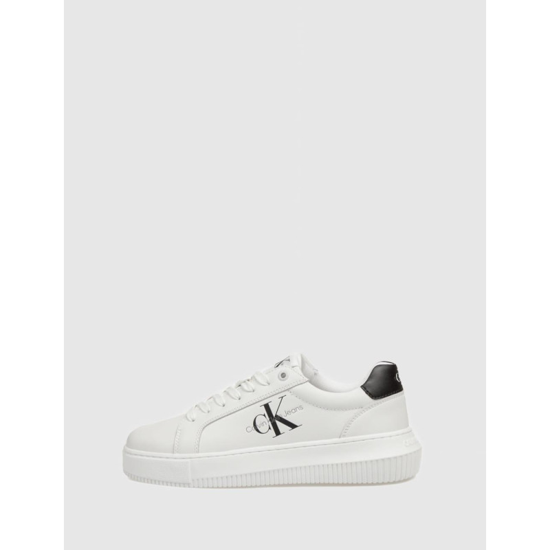 ZAPATILLA CALVIN KLEIN CHUNKY CUPSOLE MONO LTH BLANCO