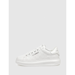 ZAPATILLA KARL LAGERFED KAPRI MENS MONOGRAM EMBOSS LO BLANCO