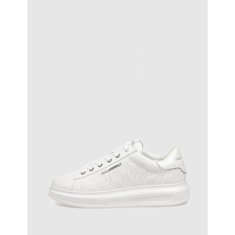 ZAPATILLA KARL LAGERFED KAPRI MENS MONOGRAM EMBOSS LO BLANCO