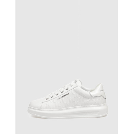 ZAPATILLA KARL LAGERFED KAPRI MENS MONOGRAM EMBOSS LO BLANCO