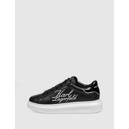 ZAPATILLA KARL LAGERFED KAPRI MENS SIGNIA SCROLL LO NEGRO