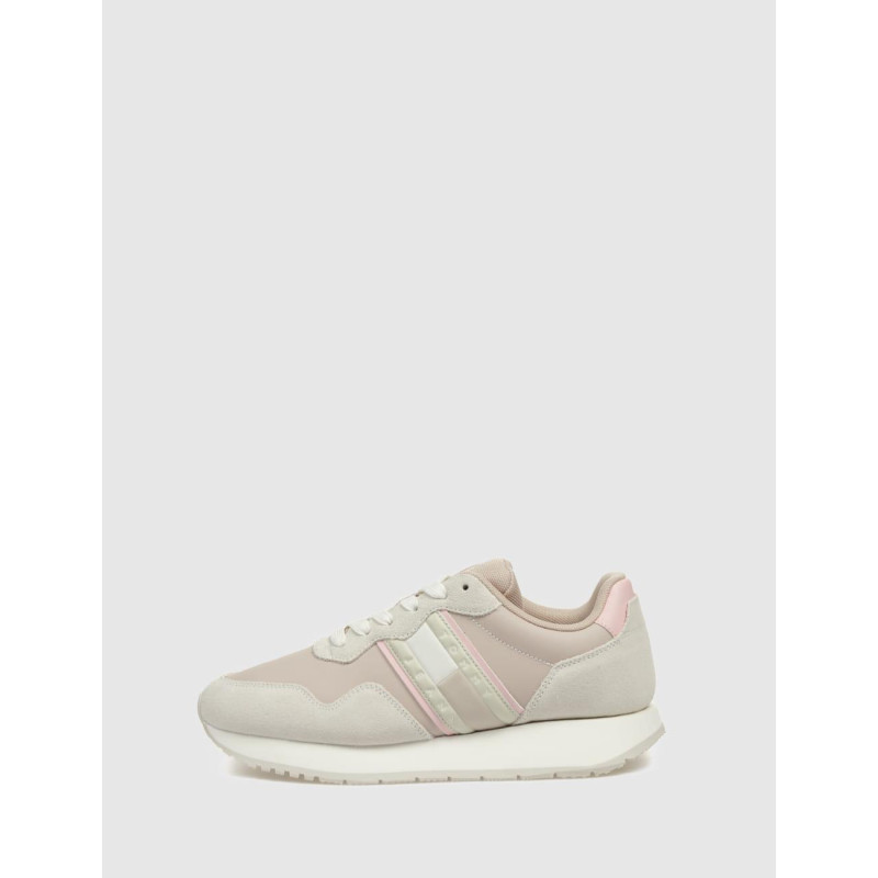 ZAPATILLA TOMMY HILFIGER TJW EVA RUNNER MAT MIX ESS BEIG