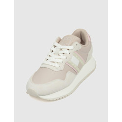 ZAPATILLA TOMMY HILFIGER TJW EVA RUNNER MAT MIX ESS BEIG