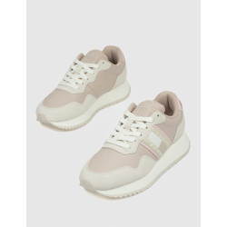 ZAPATILLA TOMMY HILFIGER TJW EVA RUNNER MAT MIX ESS BEIG