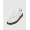 ZAPATILLA TOMMY HILFIGER TH HERITAGE COURTSNEAKER LTHR BLANCO
