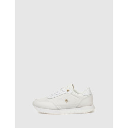 ZAPATILLA TOMMY HILFIGER ELEVATED ESSENT RUNNER MONOGRAM BLANCO