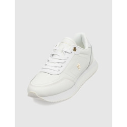 ZAPATILLA TOMMY HILFIGER ELEVATED ESSENT RUNNER MONOGRAM BLANCO