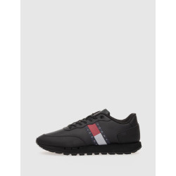 ZAPATILLA TOMMY HILFIGER TOMMY JEANS LEATHER NEGRO