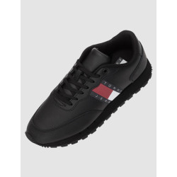 ZAPATILLA TOMMY HILFIGER TOMMY JEANS LEATHER NEGRO