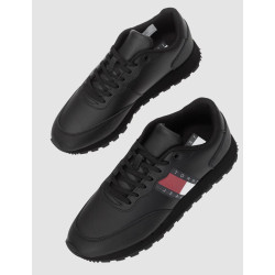 ZAPATILLA TOMMY HILFIGER TOMMY JEANS LEATHER NEGRO