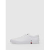 ZAPATILLA TOMMY HILFIGER CORPORATE LEATHER DETAIL BLANCO