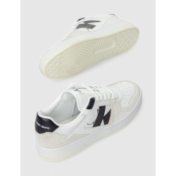 ZAPATILLA CALVIN KLEIN BASKET CUPSOLE LACEUP MIX BLANCO