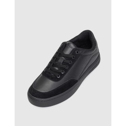 ZAPATILLA CALVIN KLEIN CLASSIC CUPSOLE LACEUPMIX LTH NEGRO