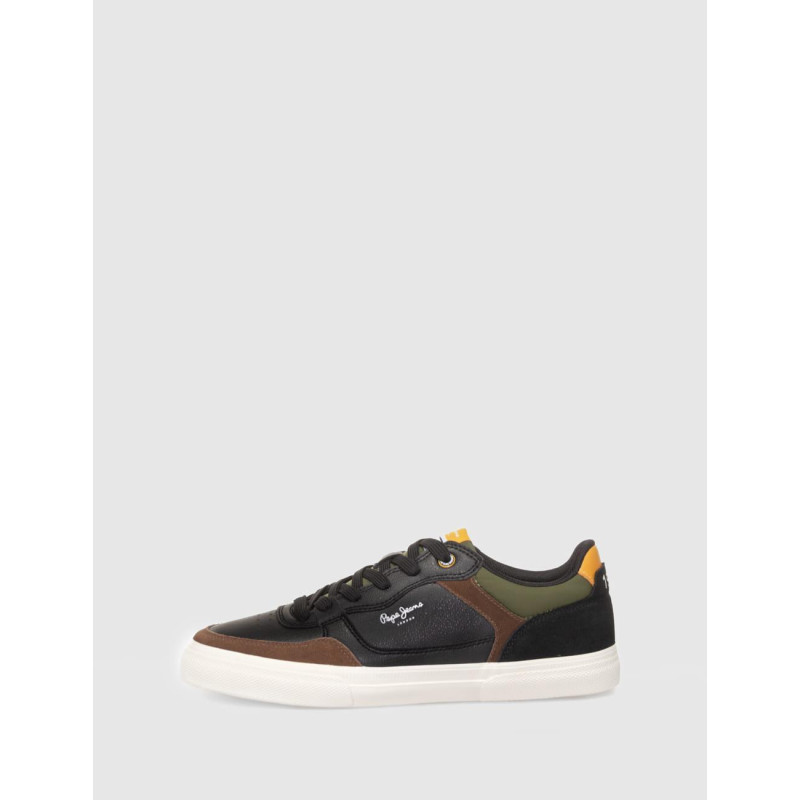 ZAPATILLA PEPE JEANS KENTON MASTERLOW NEGRO